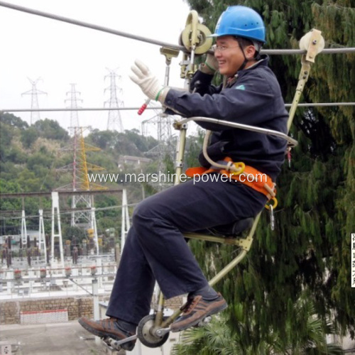 Overhead Line Bicycle for Four Conductor